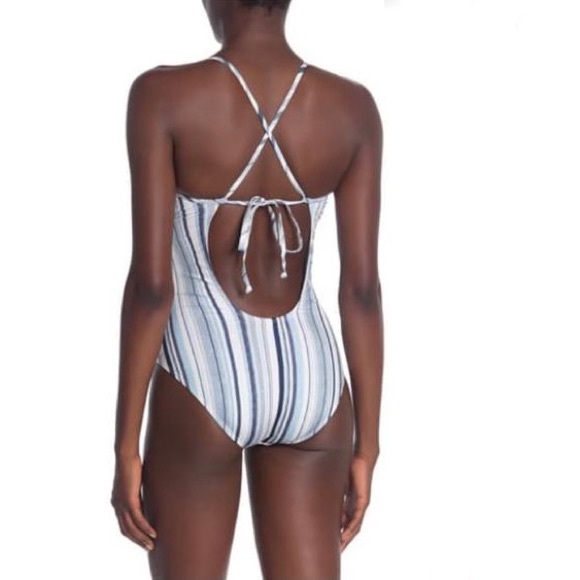 Splendid Line Of Sight Striped One-Piece Swimsuit - Picture 11 of 15